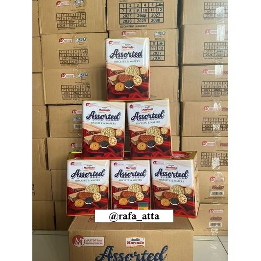 

[Kaleng] Marindo Wafers Kaleng Segi &Assorted Biscuits 600gr