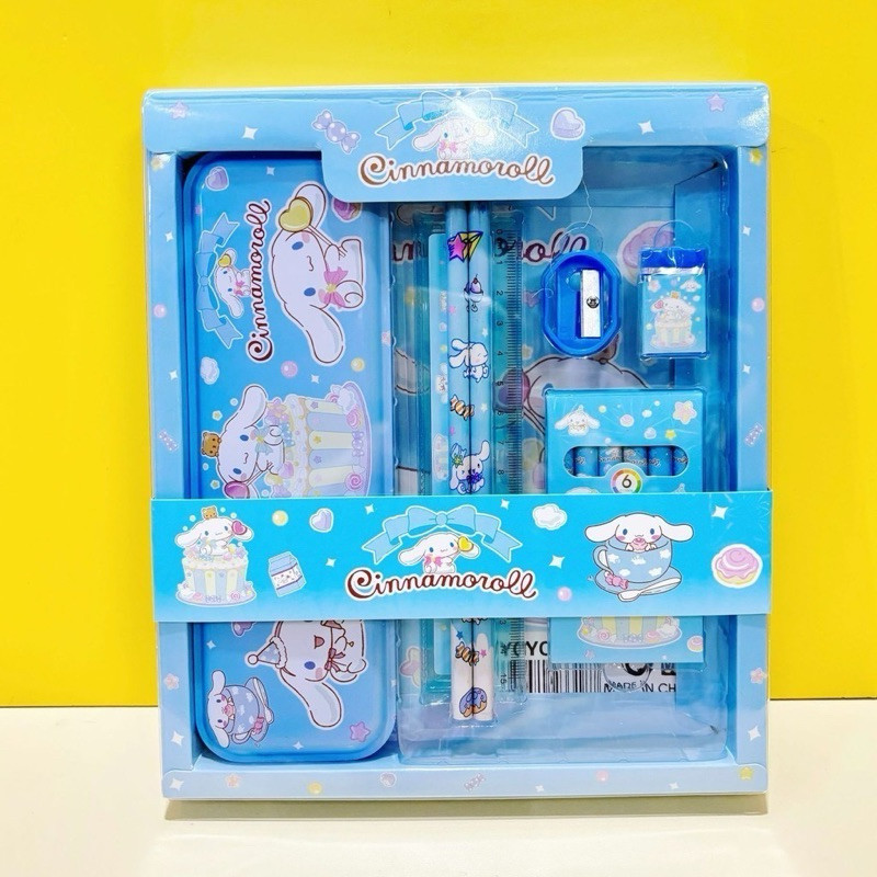 

(GAT) SANRIO UNIQUE SET ALAT TULIS 7IN1 PREMIUM/ KOTAK PENSIL SANRIO / STATIONARY SET CINNAMOROL MELODY KUROMI 08080
