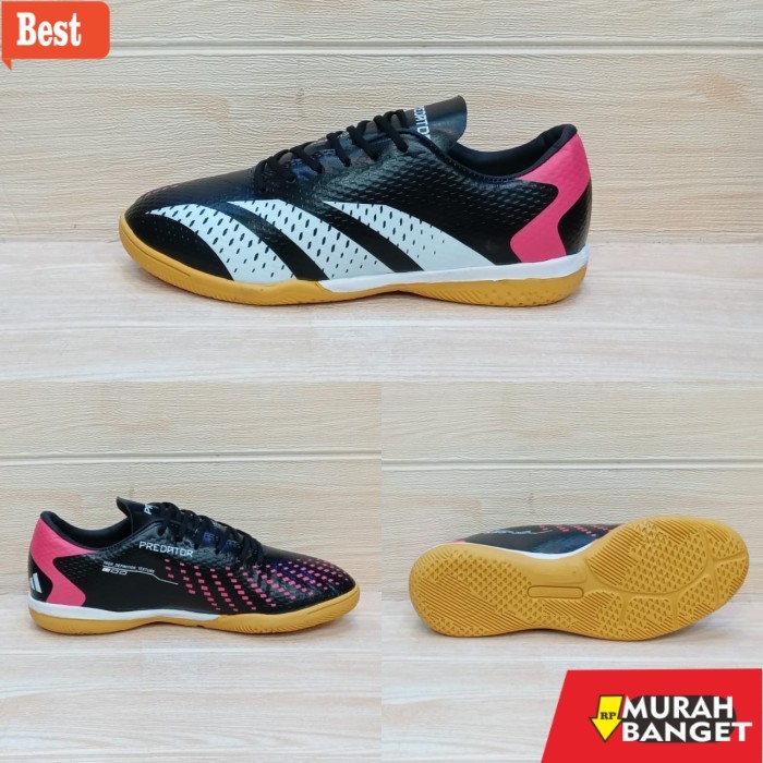 rekomendasi sepatu futsal Sepatu Futsal Adidas Predator Anak komponen - Hitam, 34