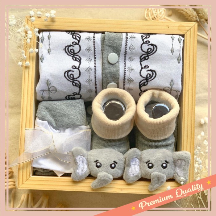 

Parcel LEbaran idul fitri souvenir hampers cantik murah / Ramadan Set - Hampers Bayi / Hamper Baby / Kado Lahiran Babygift - Abu-abu