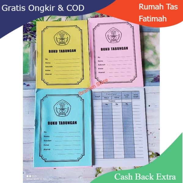 

Promo (ISI 50PCS) BUKU TABUNGAN SEKOLAH BUKU TABUNGAN TEBAL BUKU TABUNGAN SEKOLAH MURAH BUKU TABUNGAN MURAH By Rumah Tas Fatimah