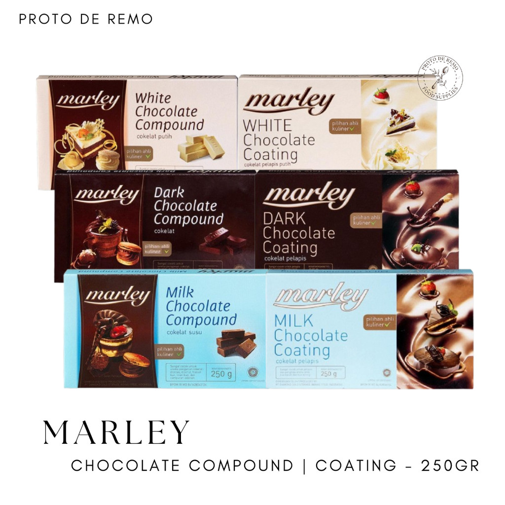 

Marley Chocolate Compound & Coating White | Dark | Milk - 250GR