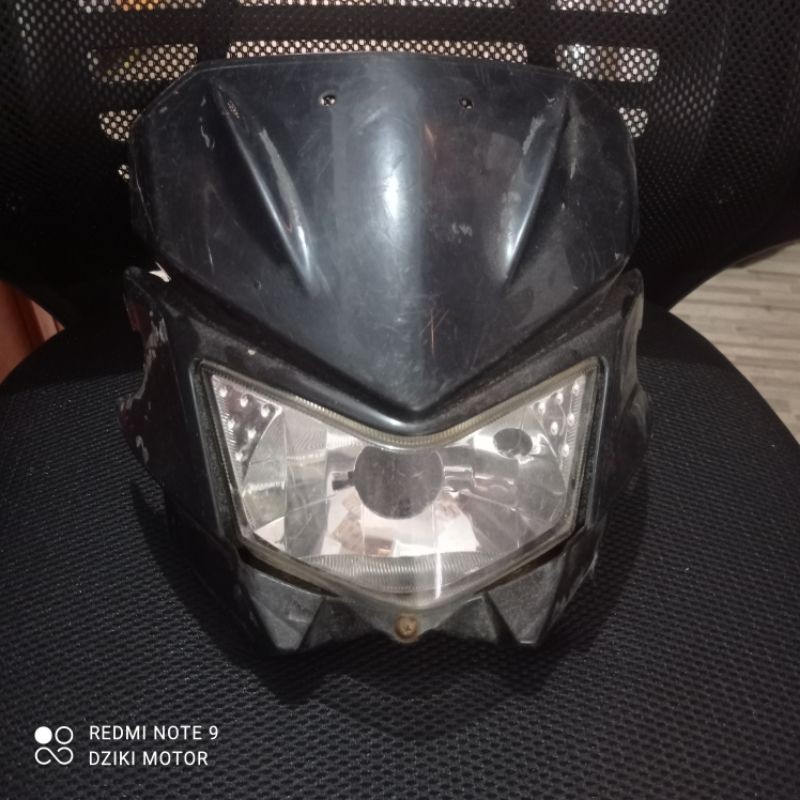 Lampu Depan Kawasaki KLX D Tracker Cover Batok Reflektor KLX  DTracker Original