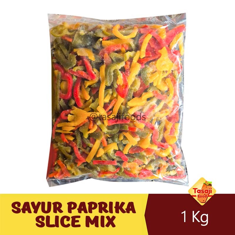 

Sayur Paprika Slice Mix Kemasan Berat 1 Kg Frozen
