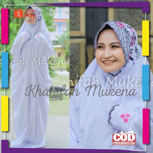 [PREMIUM ORIGINAL] Mukena Mukenah Rukoh Rukuh Langsungan Terusan Santri Lajuran Katun Jepang Mutiara