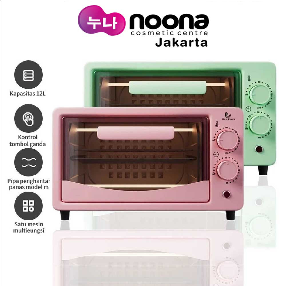 Han River Electric Oven Pink/Green