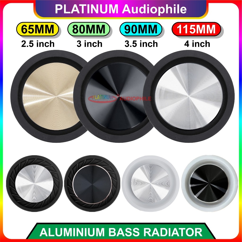 Passive Bass Radiator 2.5 / 3 / 3.5 / 4 inch Woofer Subwoofer Membran  65mm 80mm 90mm 115mm