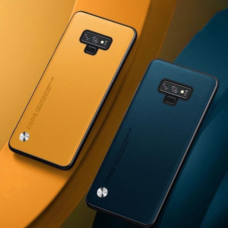 Phone casing Samsung Galaxy Note 9 Samsung Note 8 Note8 Note9 Carbon Fiber PU Leather Matting Anti-S