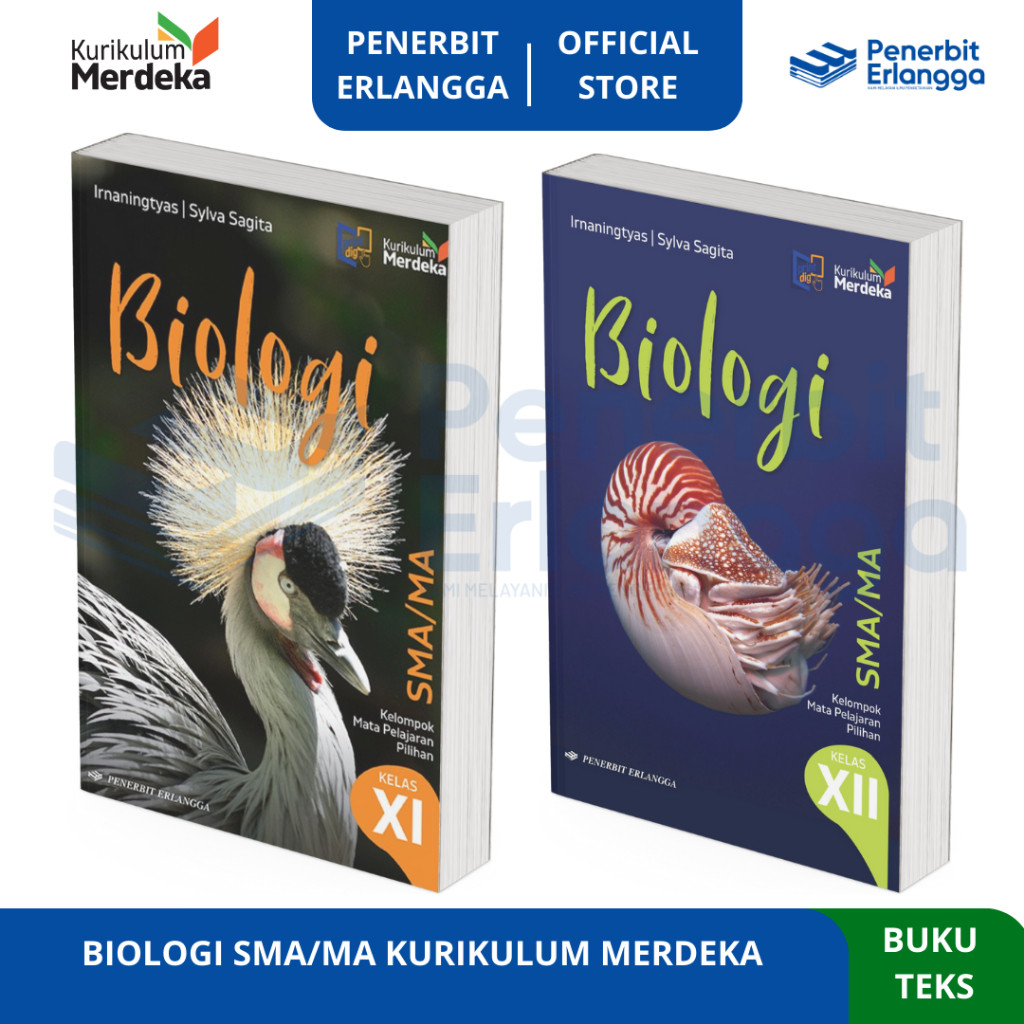 Biologi Sma/Ma Kelas 11 12 - Kurikulum Merdeka - Erlangga