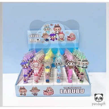 

Pulpen Gel Labubu Cetek Fancy / Pulpen Cetek Karakter Sanrio Labubu Popmart Random