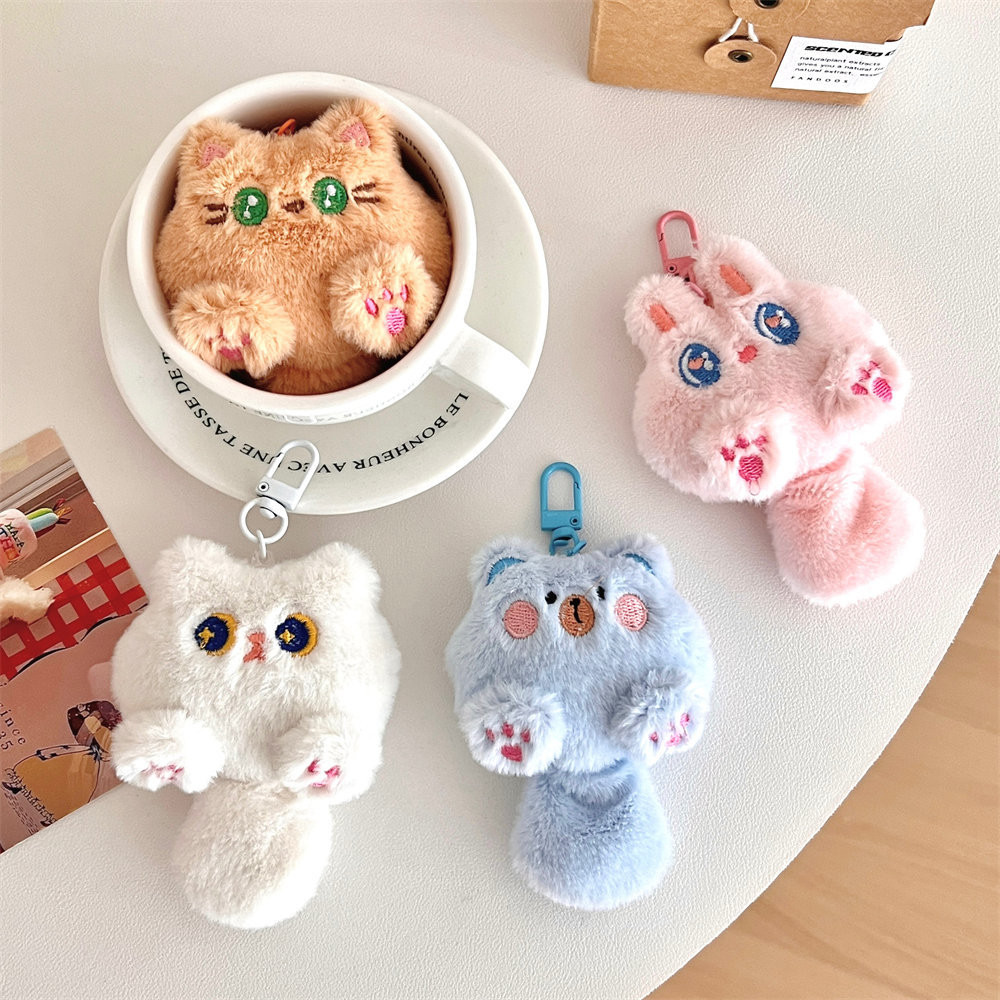 SHINSDAY Gantungan Kunci Gantungan Tas Keychain Boneka Gantungan Lucu Plush Doll Hiasan Gift Souveni