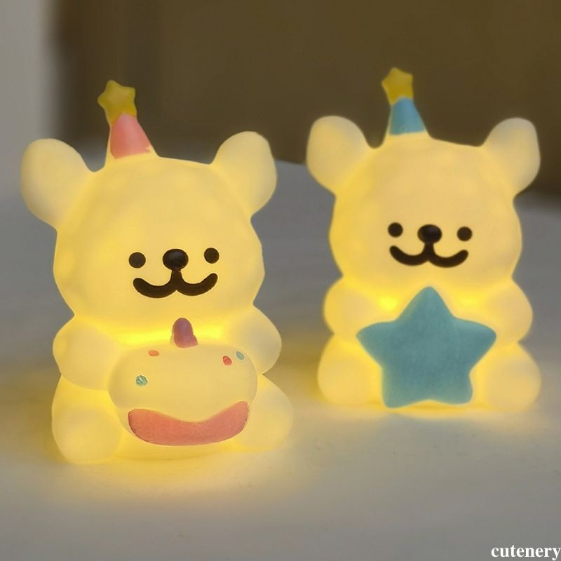 Lampu Tidur Bayi Lucu Hiasan Ruangan Karakter Anjing Lucu Mainan Anak cutenery