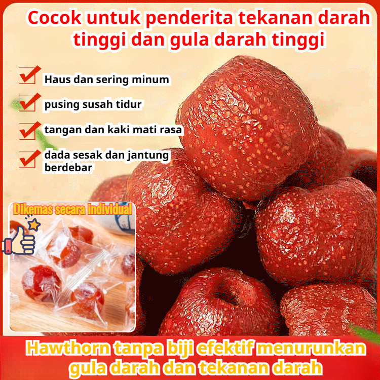 

⭐COD+24H Pengiriman Cepat⭐【Ramadan Food Specials】Hawthorn Kering 250g Freeze Dried 100% Buah Asli Kering Snacks/Buah hawthorn kering halal/Hawthorn Kerin/camilan buah kering 0 sukrosa/Hawthorn Berry Fruit Preserves/camilan sehat