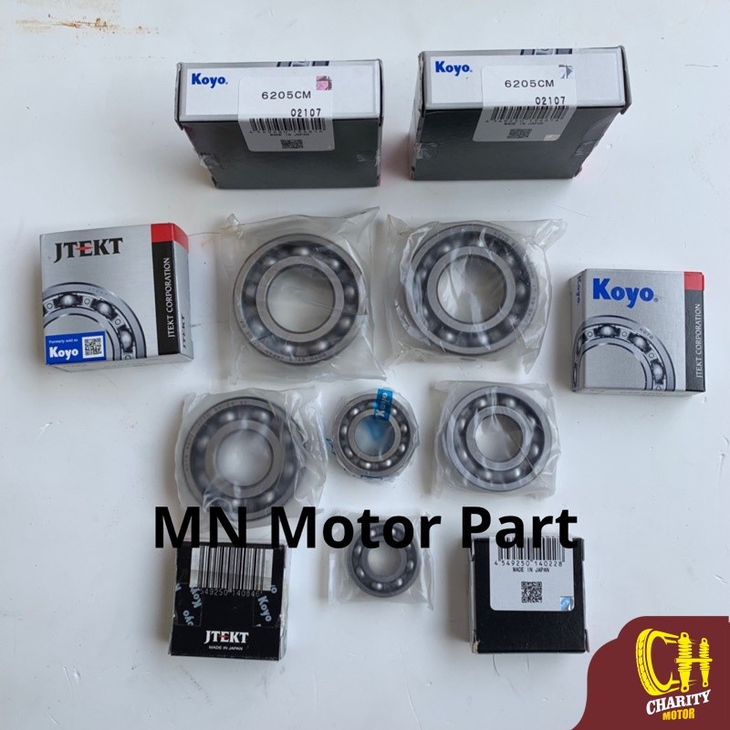 Bearing Laher Mesin kruk as Rasio komplit Fizr F1zr force original Koyo Japan