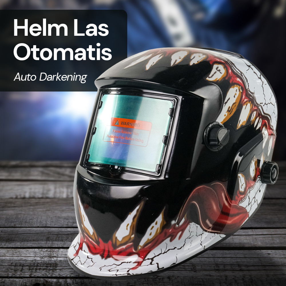 

- VERMARK Helm Las Otomatis Auto Darkening Welding Helmet - HW-012 -