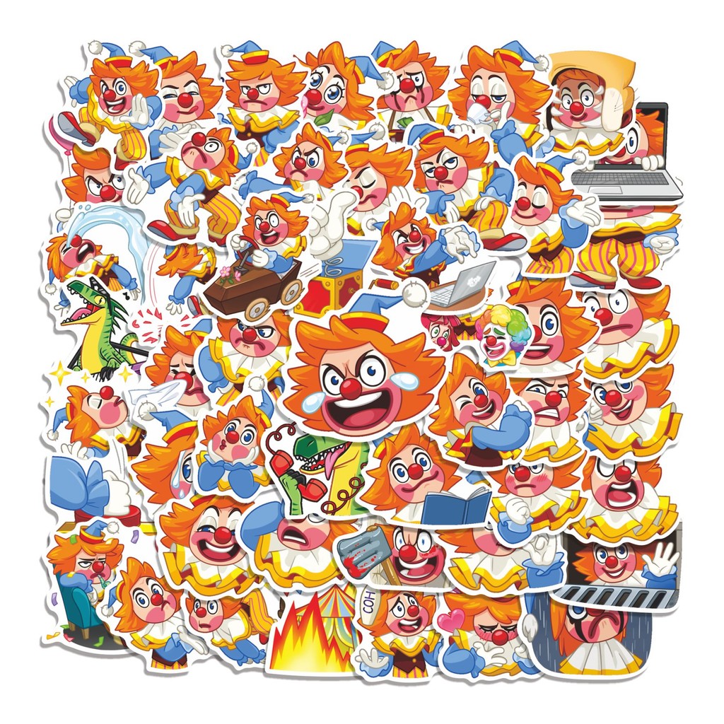 

COD 50 Pcs Stiker Vilya Lucu Anti Air Untuk Dekorasi Notebook Sepeda Skateboard Handphone