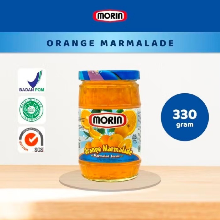 

Morin Selai Orange Marmalade 330 gr / selai morin