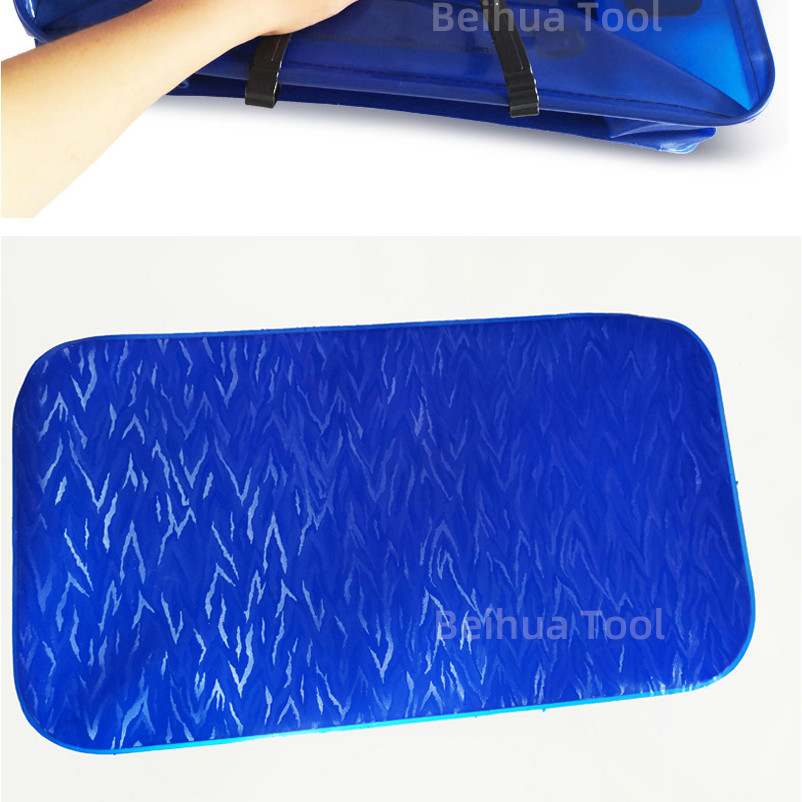 18inch Paint Bucket Wave Pattern Surface Paint Roller Tray EVA Bath Paint Tray Foldable Pail Fishing