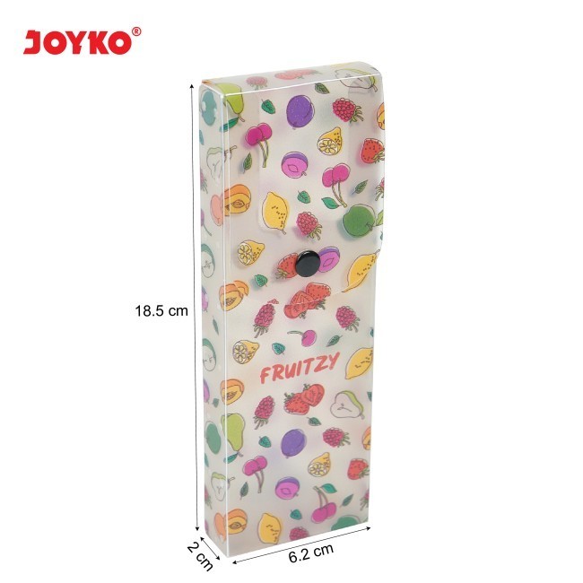 

Pencil Case Tempat Pensil Joyko PC-0618FZ Motif Fruit Plastik