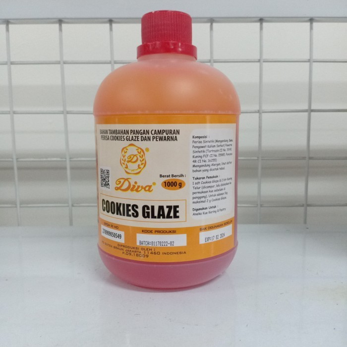 

Cookies Glaze Diva botol besar 1ltr