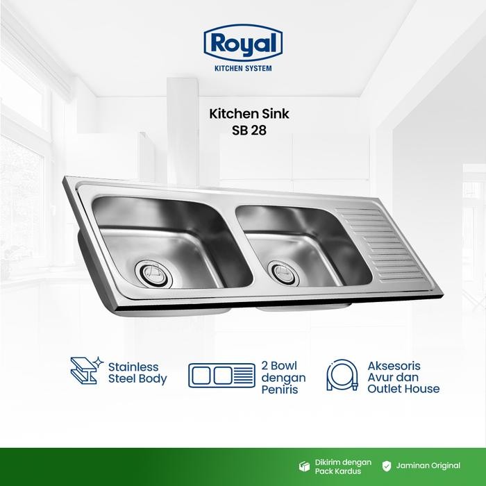 Royal Kitchen Sink SB 28 | Bak Cuci Piring