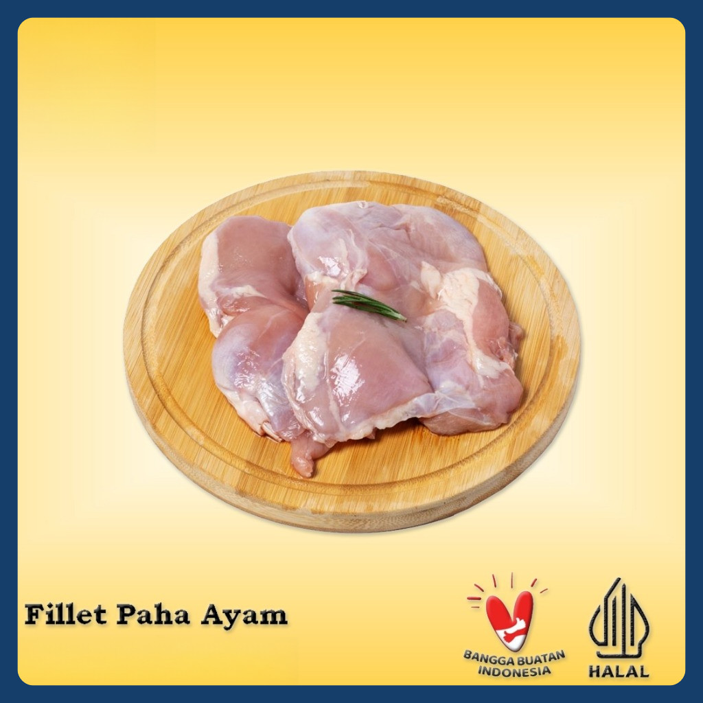 

Boneless Fillet Paha Ayam Tanpa Kulit Pack 970gr - 1kg