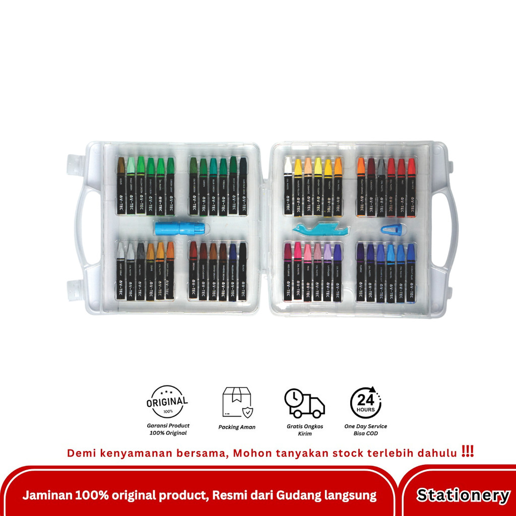 

V-TEC OIL PASTEL CRAYON 1248 48 W
