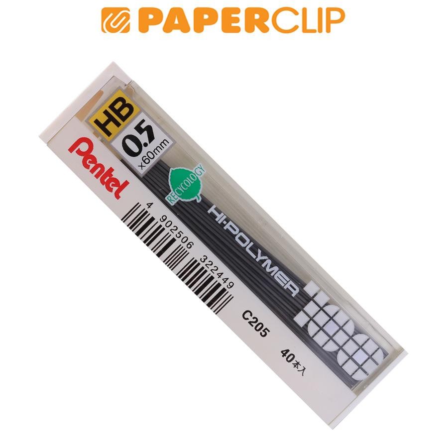 

PENCIL LEAD PENTEL 05 C205-HB 40S