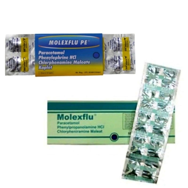 Molexflu perstrip isi 10 tablet.