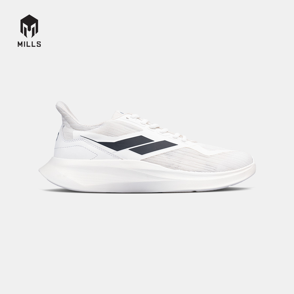Mills Sepatu Lari Running Shoes Delta White / Black 9105705