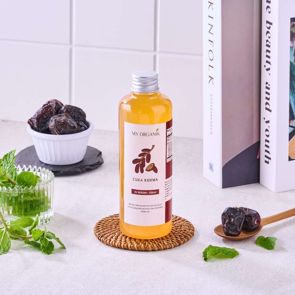 

My Organik Dates Vinegar White the Mother Cuka Kurma 250ml Original