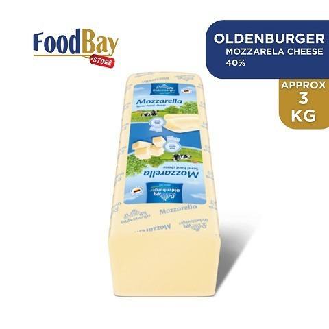 

OLDENBURGER Mozzarella Cheese 40% approx 3 Kg
