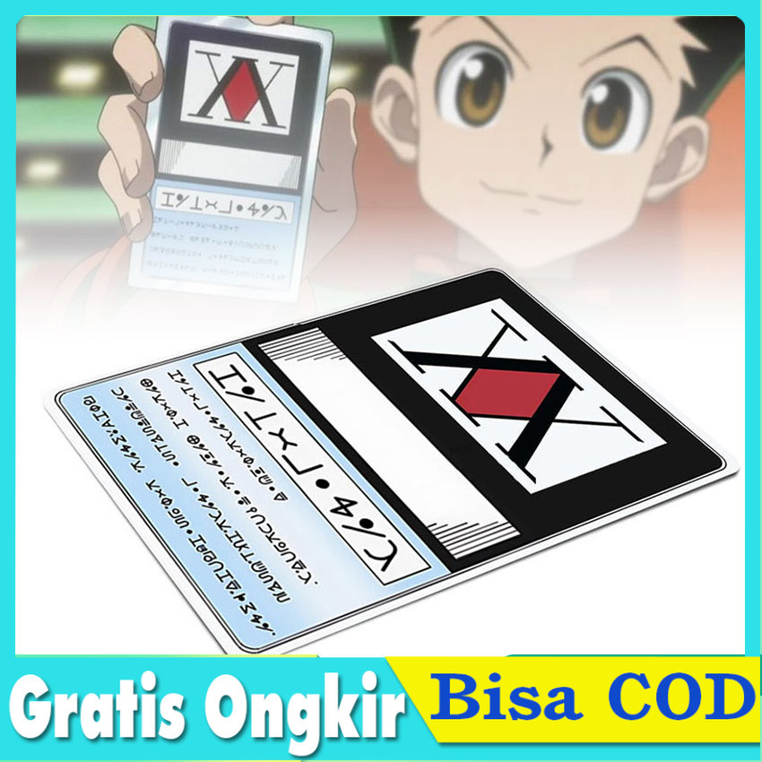 Kartu License Hunter X Hunter Hologram Spesial - Skin Kartu ATM/Debit/Credit, Emoney Flazz, Stiker P