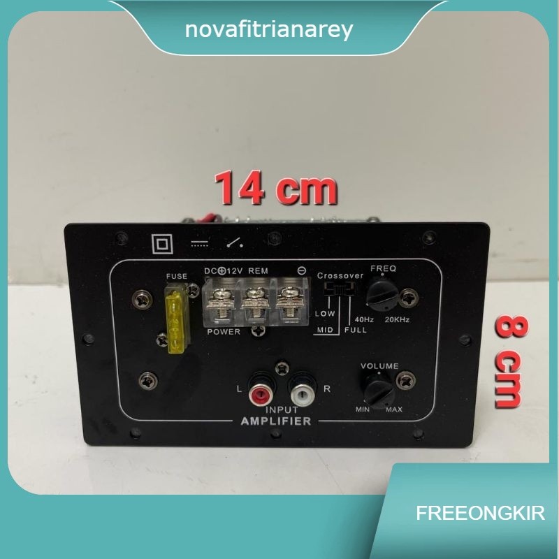 power kit subwoofer untuk speaker 6/8/10 dan 12 inch