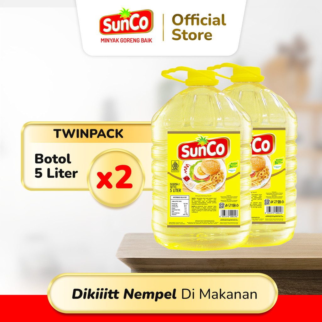 

Sunco Minyak Goreng Botol 5 L - Twinpack