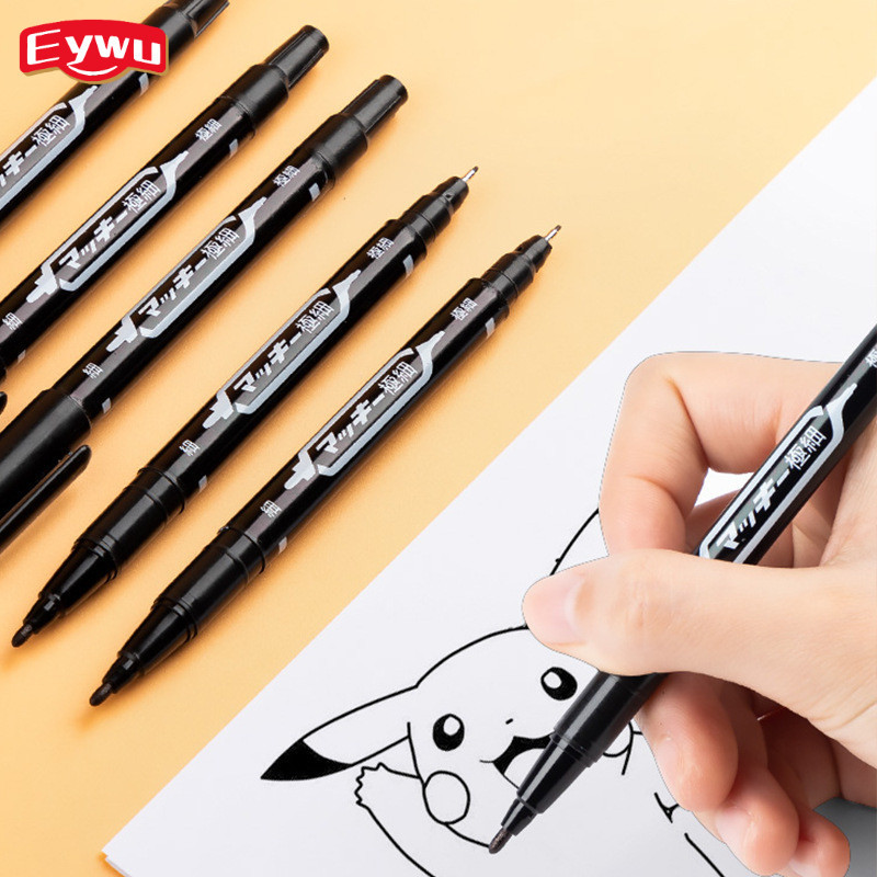 

Eywu - Spidol double marker /spidol 2 sisi / spidol marker / marker / spidol paan tulis / spidol permanen / spidol alat tulis