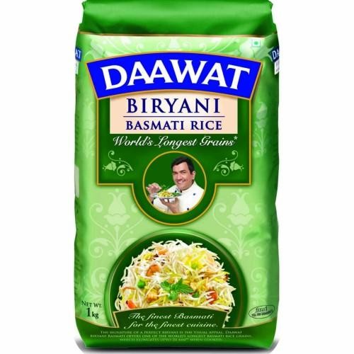 

DAAWAT BIRYANI BASMATI RICE 1 KG 2606