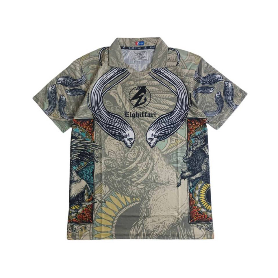 Kaos Jersey Kerah Vintage Elghiffari Full Print