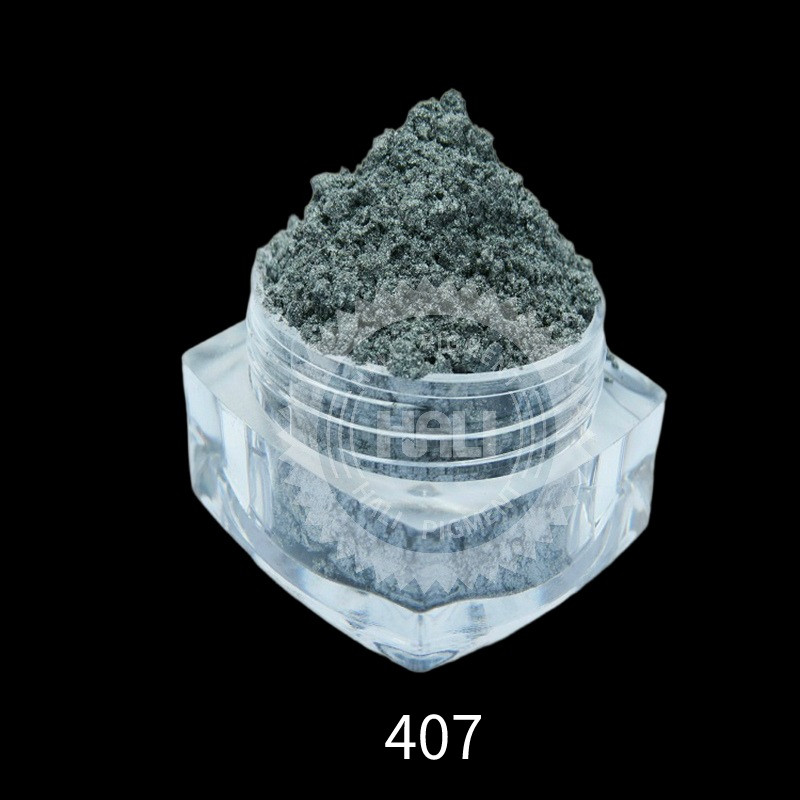 

Pearl pigment pearlescent pigment color mica powder item:407 color: silver grey 1lot=20 gram