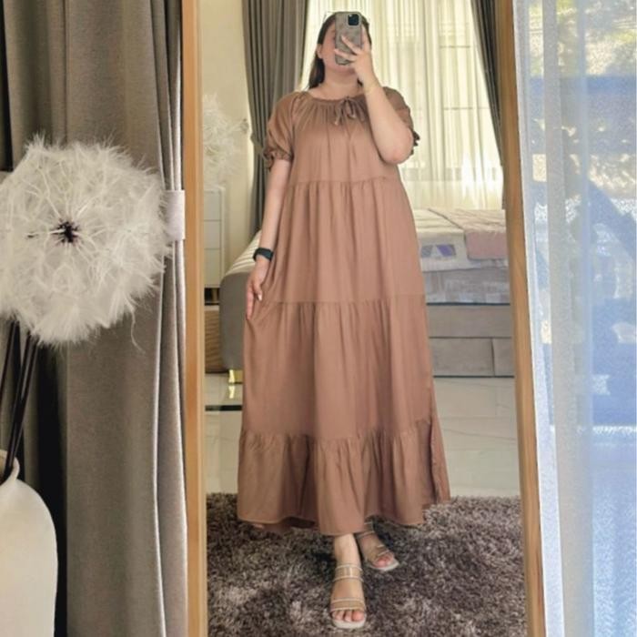 celine Dress Rayon Twill Terbaru daster jumbo kekinian