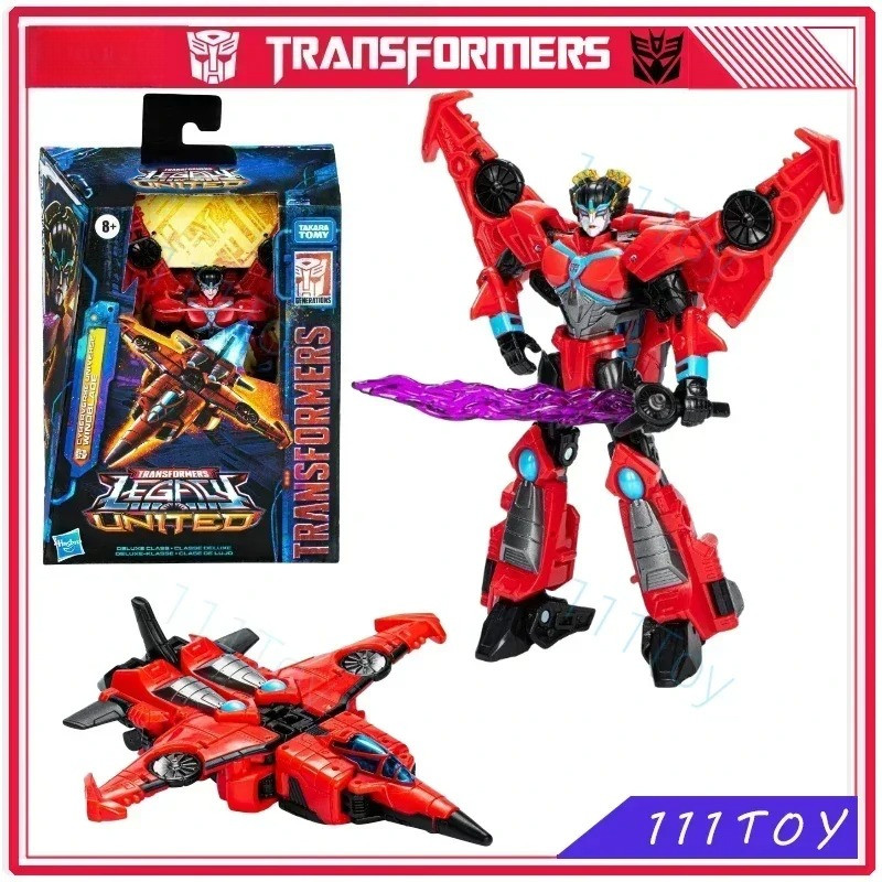 In Stock Transformers Toys Legacy United Deluxe Class Windblade Anime Figures Action Figure Robot To