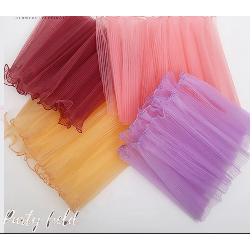 

PROMO![28cmx4Y] OGS-LHS KAIN buket bunga / organza flower wrappingREADY