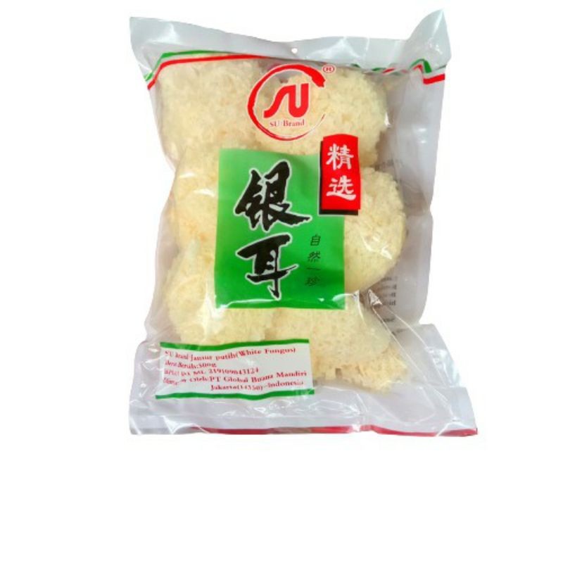 

Jamur Putih White Fungus Su Brand 500 gram