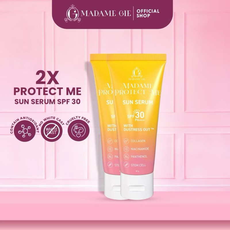 2X Madame Gie Madame Protect Me Sun Serum SPF 30 PA+++ - Suncreen Skincare