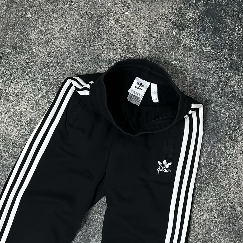 TRACKPANT ADIDAS HITAM/CELANA PANJANG PRIA WANITA LOGO BORDIR JOGGER TRAINING DISTRO BRANDED UNISEX