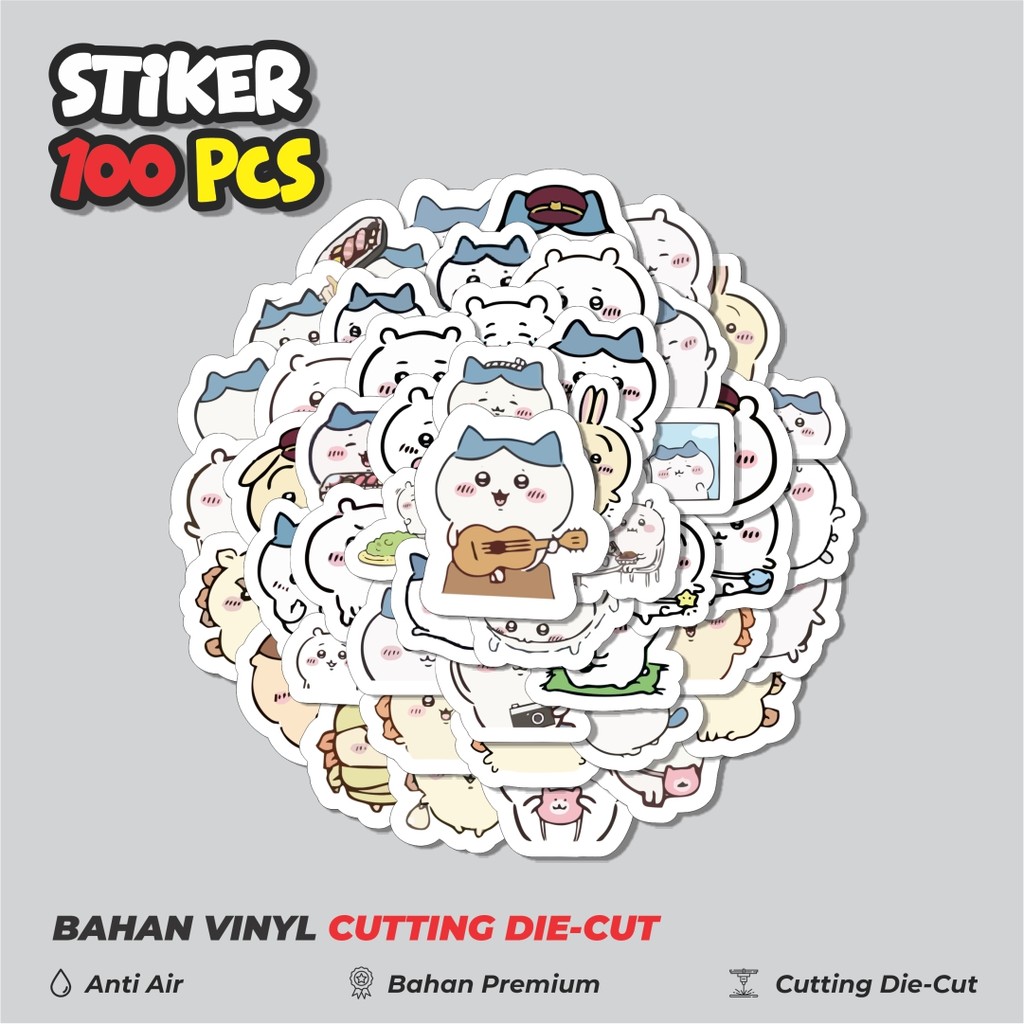 

Terbaru! 50 pcs Stiker Hewan Kucing Chibi Dekorasi Lucu Kreatif untuk Notebook, Skateboard, HP