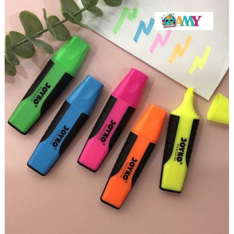 

(1BIJI) JOYKO HIGHLIGHTER HL-5 ORANGE AMY STASIONARY