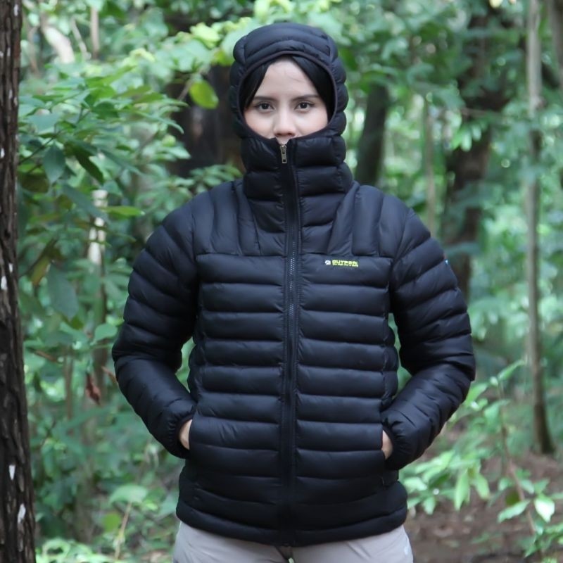 Jaket Gunung Pria Wanita Tebal Jaket Dacron Jaket Outdoor Hangat Outfrai