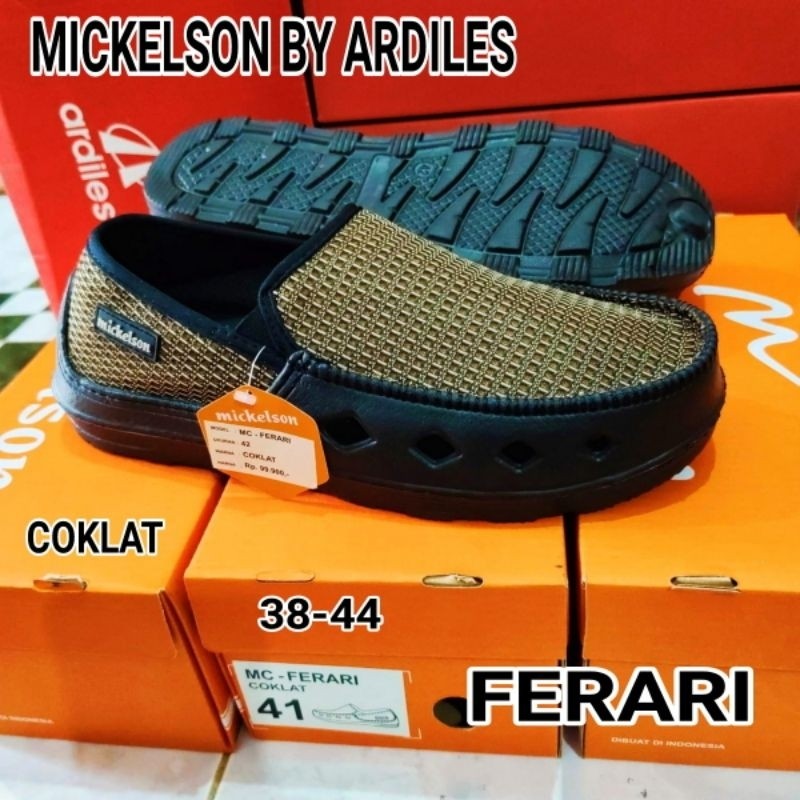 E45R SEPATU PRIA SLIP ON MICKELSON BY ARDILES ORIGINAL TRENDY KEREN ELEGANT MURAH