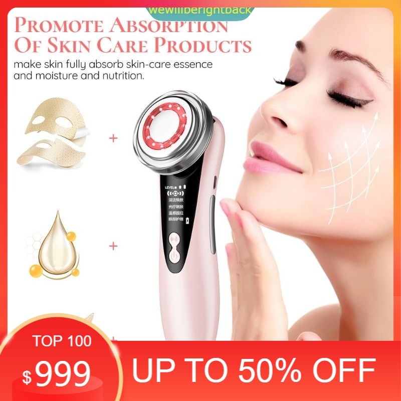 sale! alat tirus wajah penirus wajah detox ultrasound rf Setrika wajah Alat pijat wajah Rf hifu deto